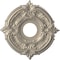 Ekena Millwork Attica PVC Ceiling Medallion (Canopies up to 5"), 13"OD x 3 1/2"ID x 3/4"P, Metallic Silver Metallic CMP13ATCSV - alternate 1